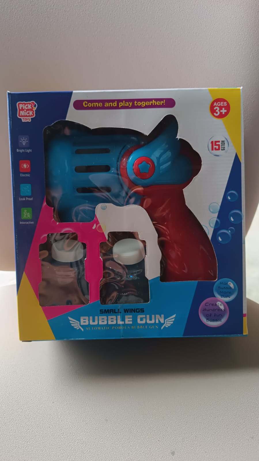 Rechargeable Bubble Gun Toy for Kids (1 Set) Rechargeable Bubble Gun Toy for Kids (1 Set)